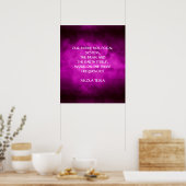 NIKOLA TESLA QUOTE - DEZELFDE FREQUENTIES - POSTER (Keuken)