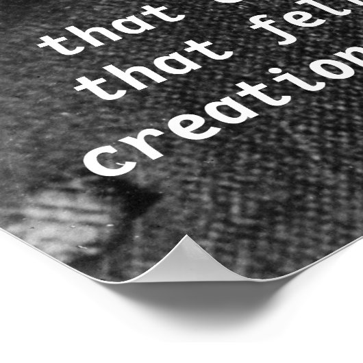 Nikola Tesla Quote Poster (Hoek)