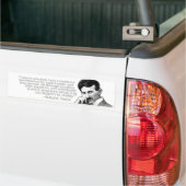 Nikola Tesla Quoted Wisdom Bumpersticker (Op Truck)