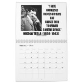 Nikola Tesla Quotes 20XX Agenda Kalender (Feb 2026)