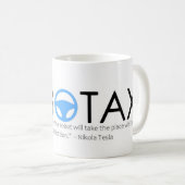 Nikola Tesla Robotaxi Mug (Devant droit)