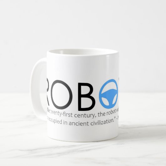 Nikola Tesla Robotaxi Mug (Devant gauche)