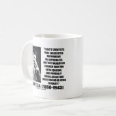 Nikola Tesla Scientists vergelijking No Relation Q Koffiemok (Voorkant links)