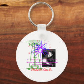 Nikola Tesla Sleutelhanger (Voorkant)