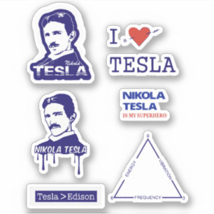 NIKOLA TESLA STICKERS