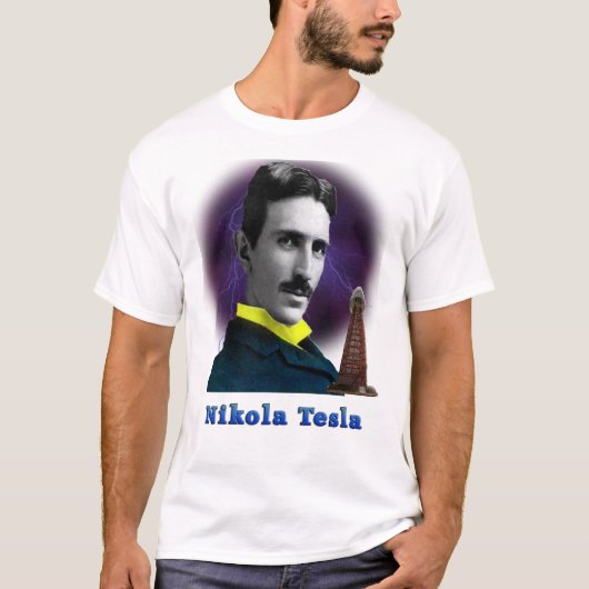 Nikola tesla t-shirt (Voorkant)