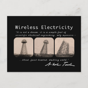 Nikola Tesla Tower Briefkaart