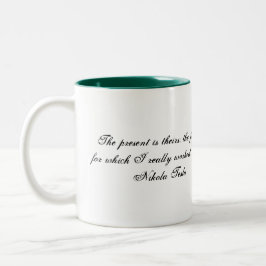 Nikola Tesla Tweekleurige Koffiemok