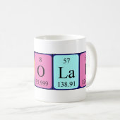 Nikolai nom de table périodique mug (Devant droit)