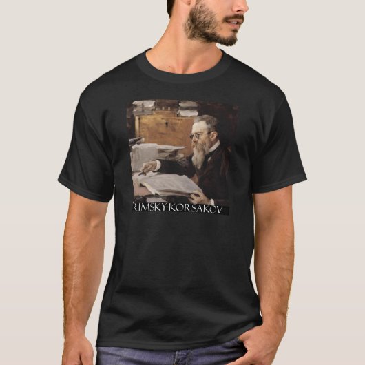 Nikolai Rimsky-Korsakov-objecten T-shirt (Voorkant)