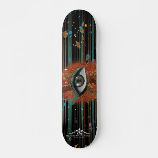 Nikole's Eye Skateboard (Voorkant)