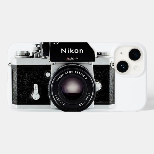 Nikon F  camera Case-Mate iPhone Case (Achterkant (horizontaal))