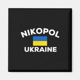 Nikopol Oekraïne Oekraïense Vlag Land Stad Toerism Magneet