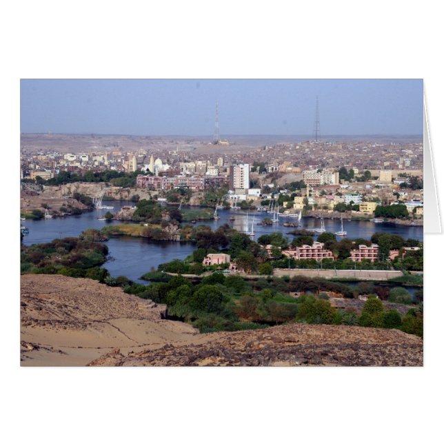 nile rivier aswan (Voorkant Horizontaal)