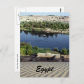 nile rivier egypte briefkaart (Voorkant / Achterkant)