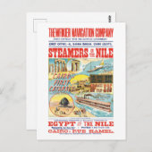  NILE STEAMBOAT BRIEFKAART (Voorkant / Achterkant)