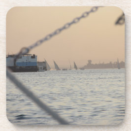 Nile Sunset Hard Plastic Onderzetter