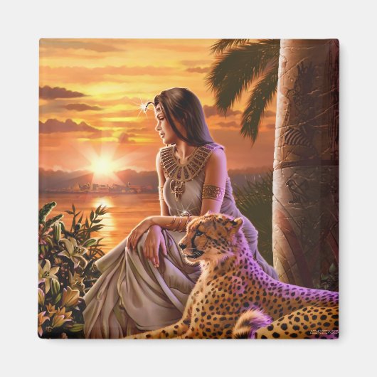 "Nile Sunset" Magneet (Voorkant)
