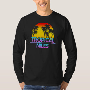 Niles Michigan Funny Ironic Weather T-shirt