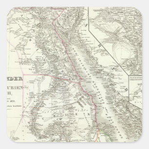 Nillander - De Nijl, Afrika Vierkante Sticker