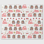 Nilou Kerst Thema Gift Wrapper Cadeaupapier (Vlak)