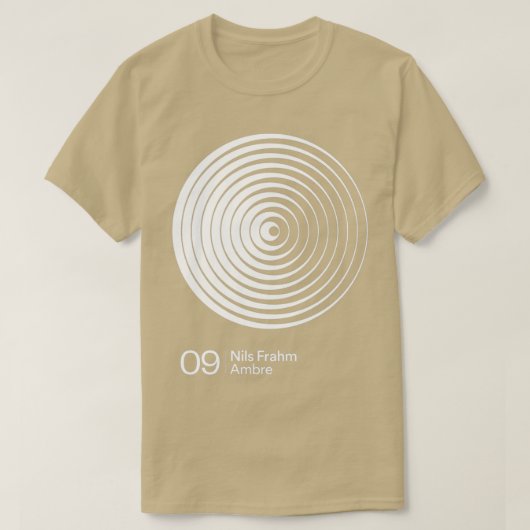 Nils Frahm Ambre T-shirt (Design voorkant)