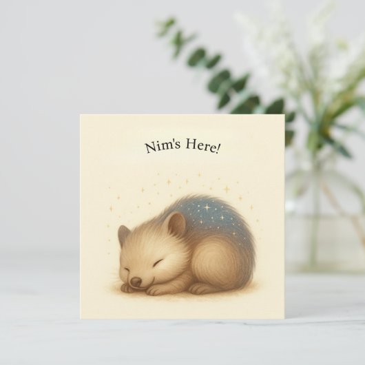 Nim Naps Comfort Serie Kaart (Staand voorkant)