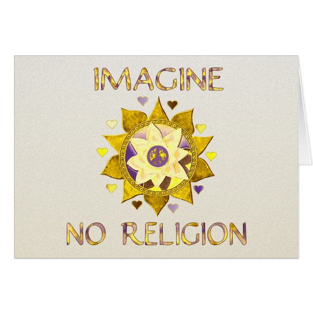 N'imaginez aucune religion (Devant horizontal)