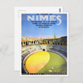 Nimes France vintage Briefkaart (Voorkant / Achterkant)