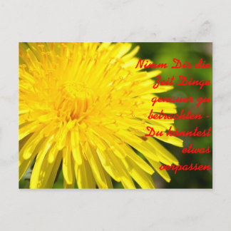 Nimm Dir die Zeit Dinge genauer zu b... Briefkaart