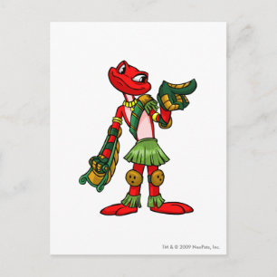 Nimmo Mystery Island Player Briefkaart