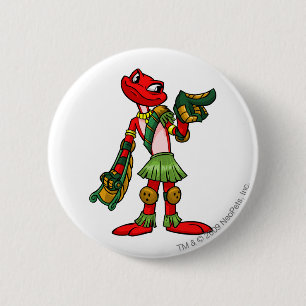 Nimmo Mystery Island Player Ronde Button 5,7 Cm