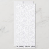 n'importe quel âge, 60e, Invitation billet Anniver (Dos)