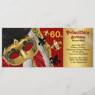 n'importe quel âge, 60e, Invitation styl, Annivers