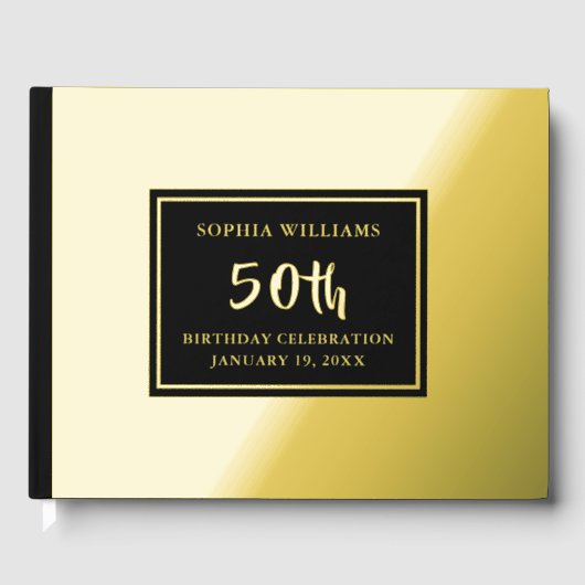 N'importe quel âge Anniversaire Livre d'invité Pho (Recto)