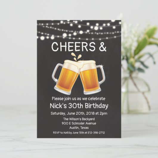 N'IMPORTE QUEL ÂGE - Bravo & bière Invitation d'an (Debout devant)