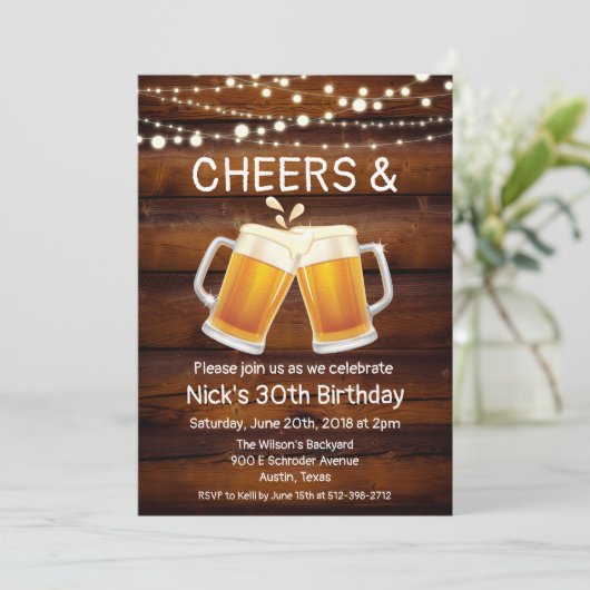 N'IMPORTE QUEL ÂGE - Bravo & bière Invitation d'an (Debout devant)