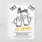 N'IMPORTE QUEL ÂGE - Bravo et bières Invitation d' (Devant)