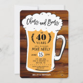 N'IMPORTE QUEL ÂGE - Bravo et bières Invitation d' (Devant)