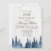 N'IMPORTE QUEL ÂGE - Forêt rustique Invitation d'a (Devant)