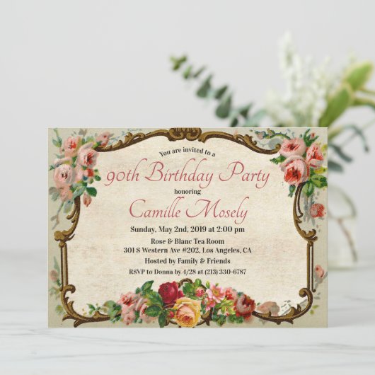 N'IMPORTE QUEL ÂGE - Invitation à l'anniversaire d (Debout devant)