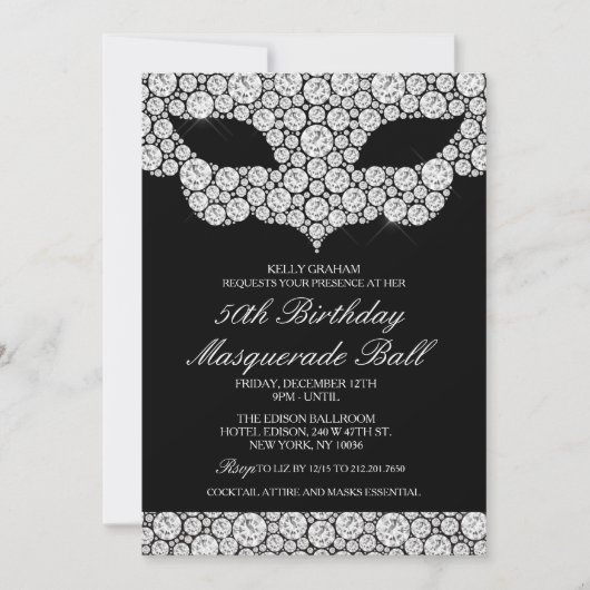 N'IMPORTE QUEL ÂGE - Invitation au masque de diama (Devant)