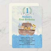 N'IMPORTE QUEL ÂGE - Invitation d'anniversaire de (Devant / Derrière)