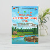 N'IMPORTE QUEL ÂGE - JETÉ Pêche Invitation Anniver (Debout devant)