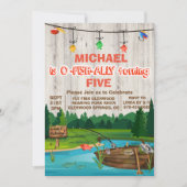 N'IMPORTE QUEL ÂGE - JETÉ Pêche Invitation Anniver (Devant)