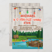 N'IMPORTE QUEL ÂGE - JETÉ Pêche Invitation Anniver (Devant / Derrière)