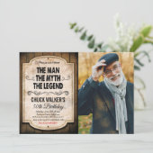 N'IMPORTE QUEL ÂGE - Pêche Homme Invitation Annive (Debout devant)