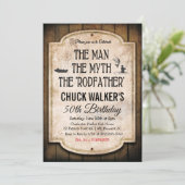 N'IMPORTE QUEL ÂGE - Pêche Homme Invitation Annive (Debout devant)