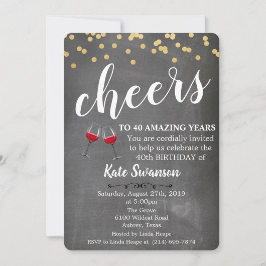 N'IMPORTE QUEL ÂGE - Salade de vin Invitation d'an (Devant)