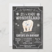 N'IMPORTE QUEL ÂGE - Wonderland d'hiver Invitation (Devant)